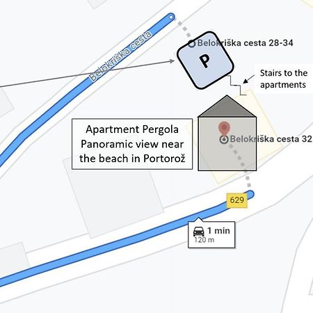 Apartment Pergola Portorož Eksteriør bilde